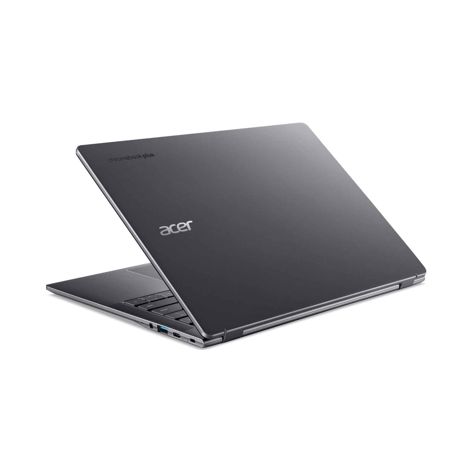 Acer Chromebook Plus 514 I PC Portable 14" IPS LCD 60Hz I Ecran Tactile I Intel Core 3 N355 I 8Go RAM I 128Go SSD I Clavier QWERTY Rétroéclairé I ChromeOS I Gris I CB514-6HT-38AY