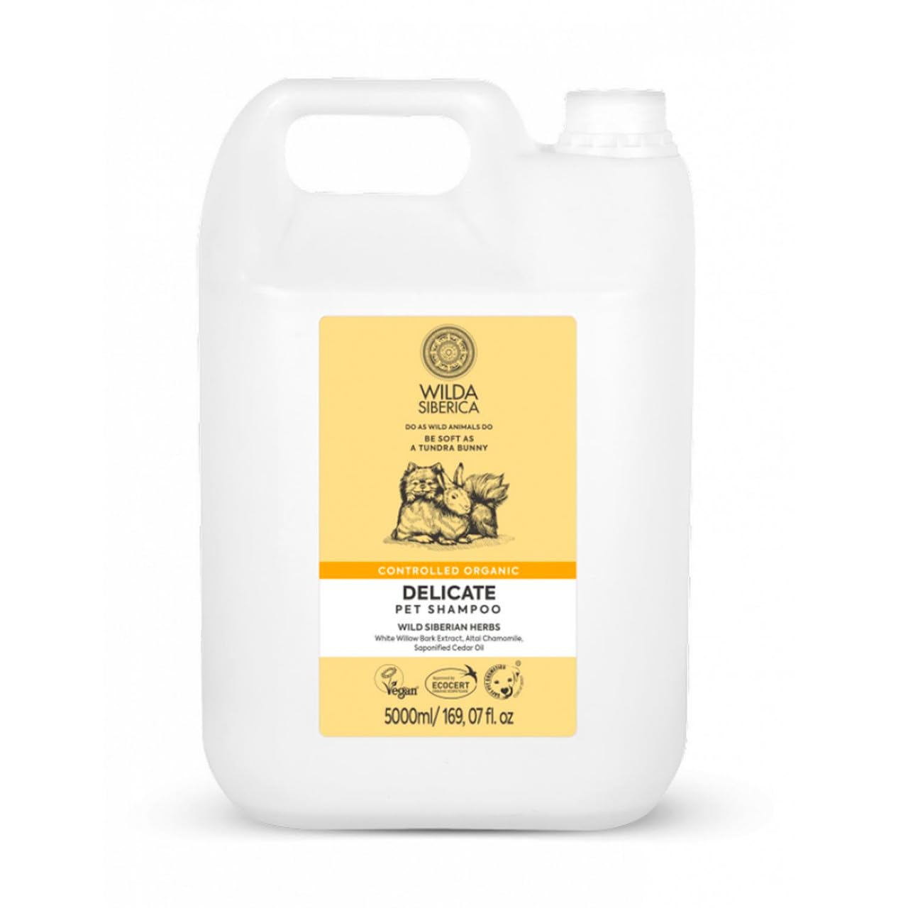Producto para mascotas de la marca Natura Siberica: delicado champú, Wilda champú delicado (5000 mililitros)