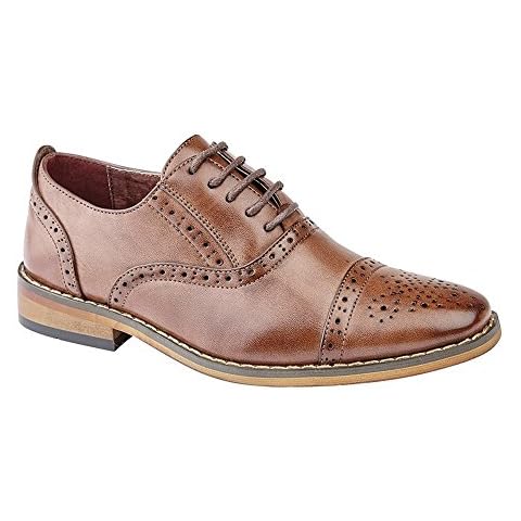 Goor Boys Capped Lace Oxford Brogue Shoes Cover