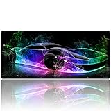 AliBli Large Gaming Mouse Pad XXL Extended Mat Desk Pad Mousepad Long Non-Slip Rubber Mice Pads Stitched Edges 35.4