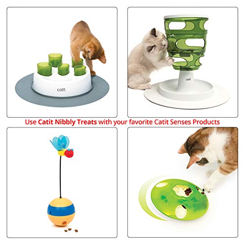 Catit Nibbly, Baked, Non Greasy Cat Treat, Variety Pack 3 packs ( 3.2 oz bags)