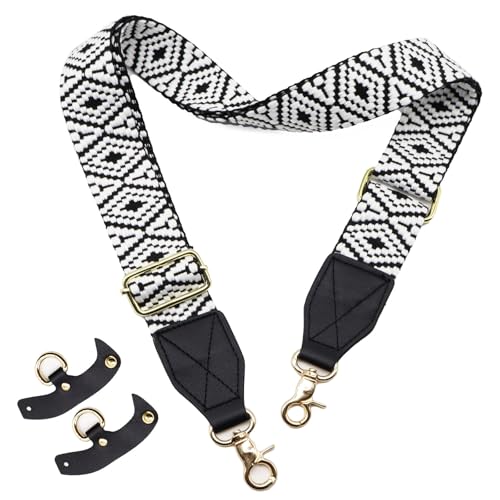 Image of LEMEDE Purse Strap Replacement Crossbody 1.5 inch Wide Shoulder Strap Adjustable Straps Handbag Strap Replacement Belts