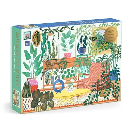 Houseplant Haven 1000 Piece Foil Puzzle Houseplant Haven 1000 Piece Foil Puzzle