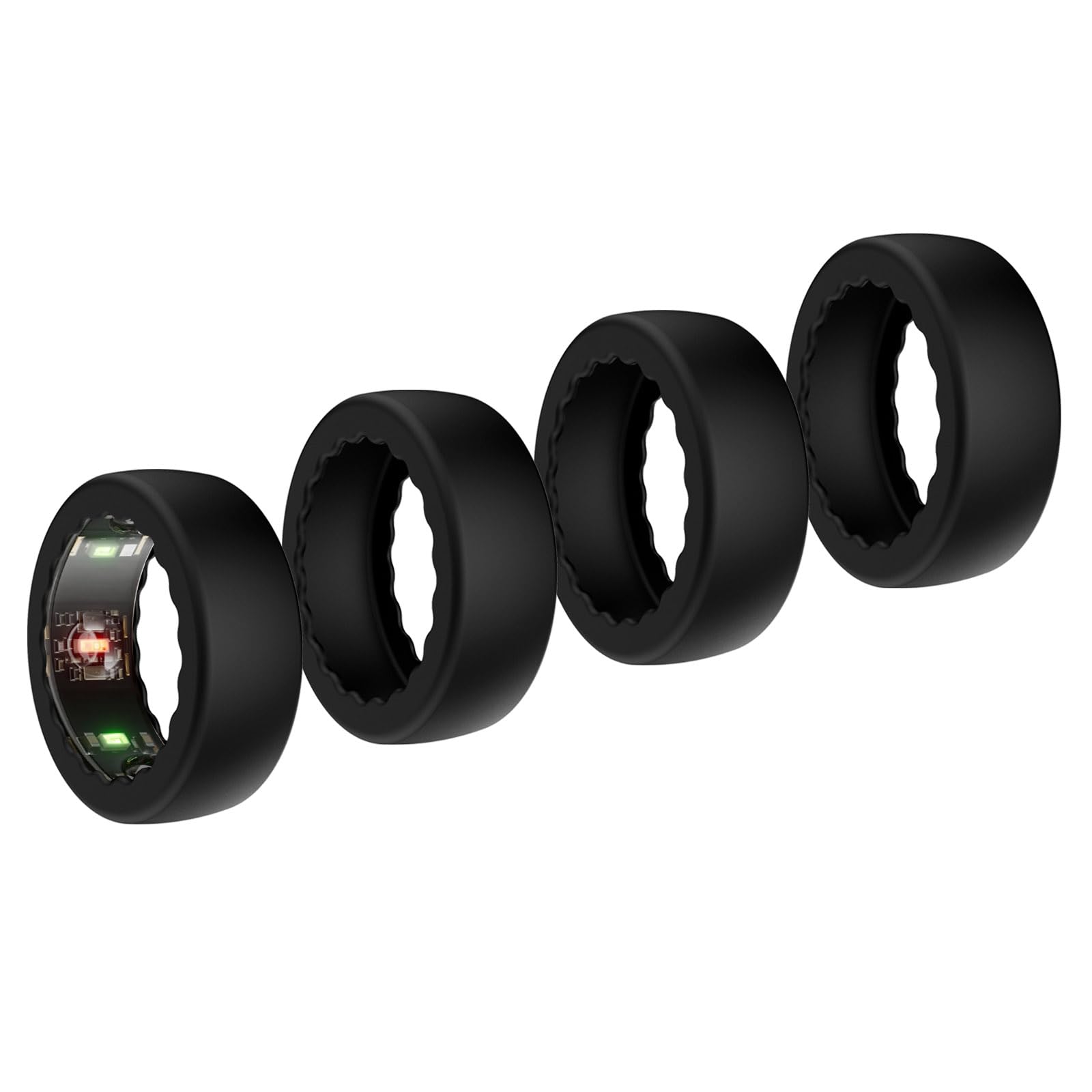 BO&DQQ 4 Pack Ultra-Thin Heavy Duty Ring Cover Compatible - arm and wristband accessories | Mubboo