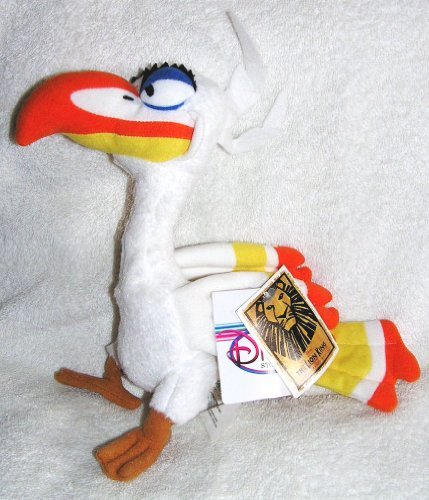 Disney Broadway Musical Lion King Zazu 9 Bean Bag Plush by Disney