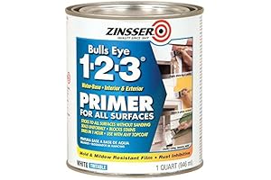 Zinnser Bulls Eye 123 Primer Sealer Water-Based 6-Pack