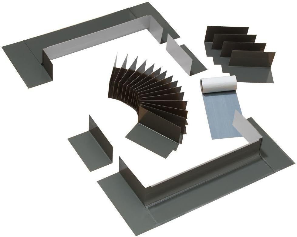 Velux Ecl22460000c Curb Step Flashing Skylight, Aluminum, 5-3/4"L X 39"H X 15"D