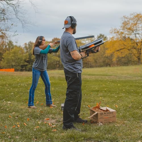 Image of Caldwell Claymore Pull-pup with Handheld Design, Dual Grip Safeties, and Adjustable Spring Tension for Clay Shooting, Shooting Sports, Hunting