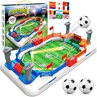 Fussball Geschenke Jungen,Tischkicker Kinder Geschenk Junge 5 6 7 8 9+ Jahre Spielzeug Tischfussball Kinder Airhockey Tisch Kinder Spielzeug Flipperautomat Kicker Flipper Spiel Brettspiele Fußball