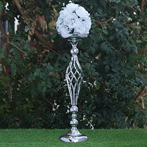 Vases en argent, supports de fleurs en métal et centres table - 5