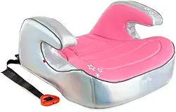 Assento de Carro Booster com Isofix Starfix Infanti Rosa Fantasy 15 a 36kg
