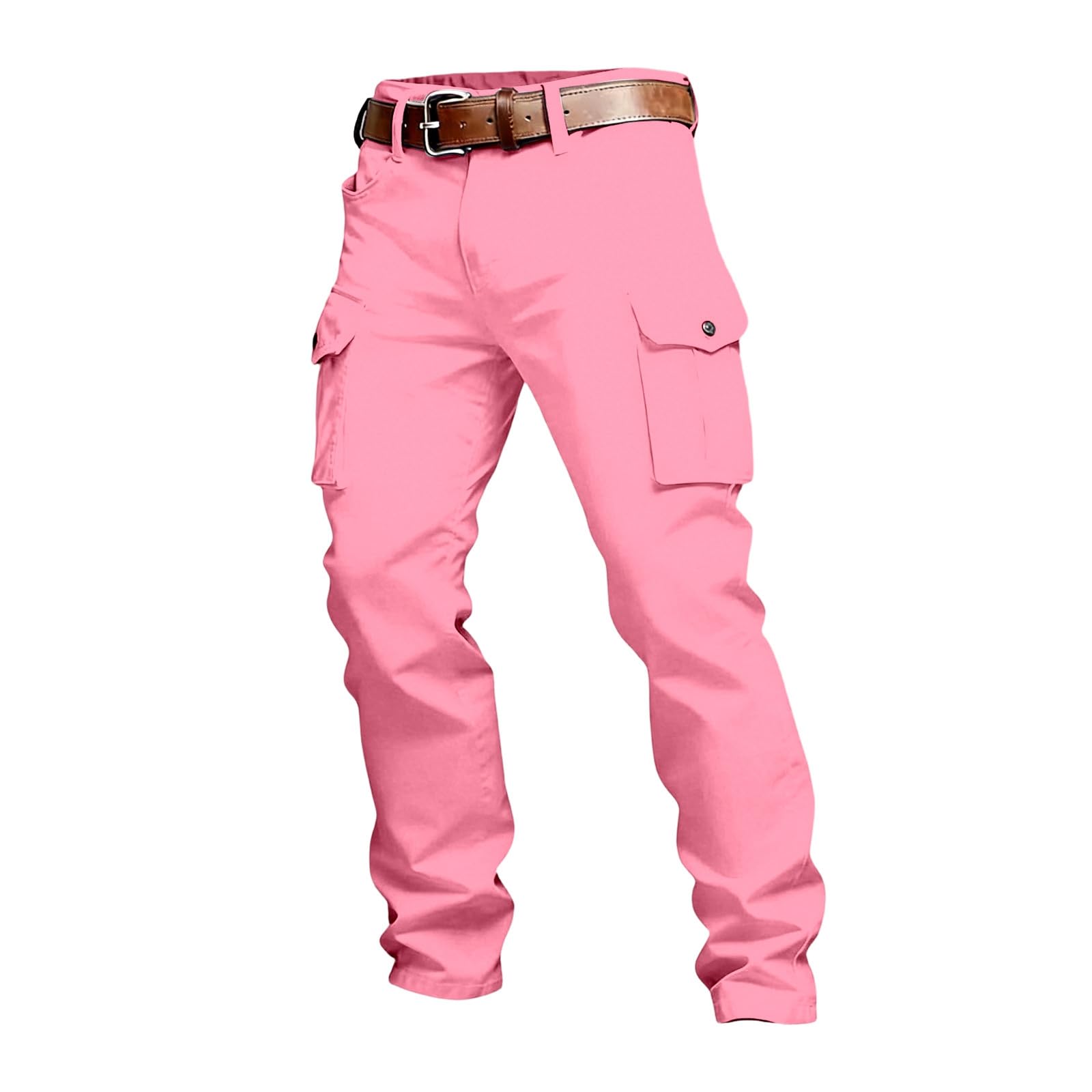 Pantalon cargo pour homme - Pantalon d'été avec poches - Décontracté - Chino Cargo - Respirant - Pantalon de jogging - Pantalon de sport - Séchage rapide - Pantalon de loisirs - Pantalon