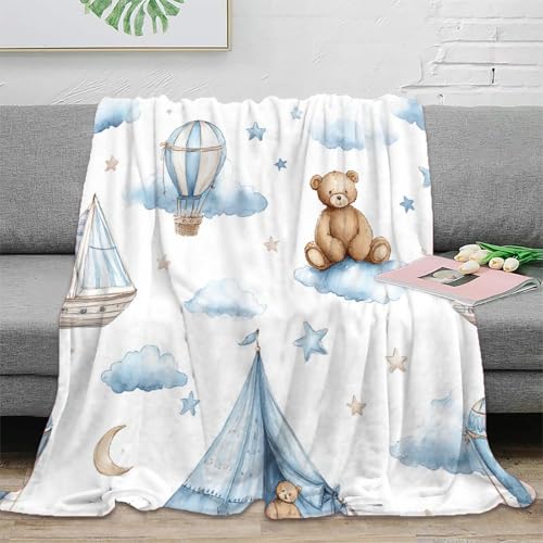 Couverture compacte pour nuits fraîches - Plaid voyage microfibre 3D
