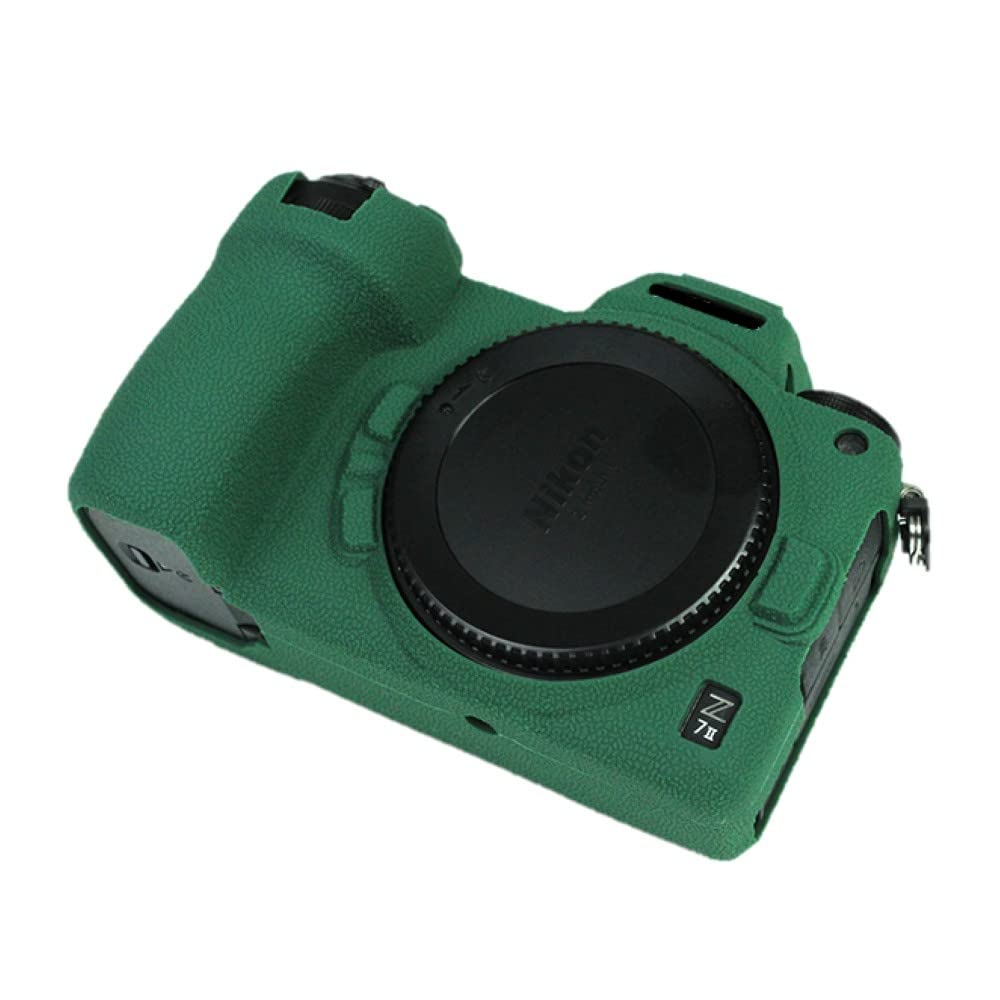 Custodia per fotocamera Borsa Verde Morbido Silicone Anti-Skid Texture Armatura Skin Body Cover Protector per Nikon Z6 II Mirrorless Camera
