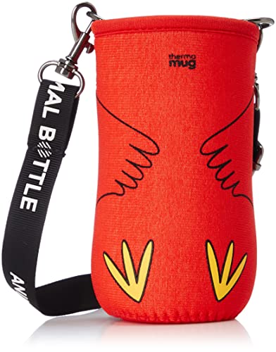 THERMO MUG  アニマルボトル用替えカバー RED 内径約6cm アニマルカバーケース AM18-CV