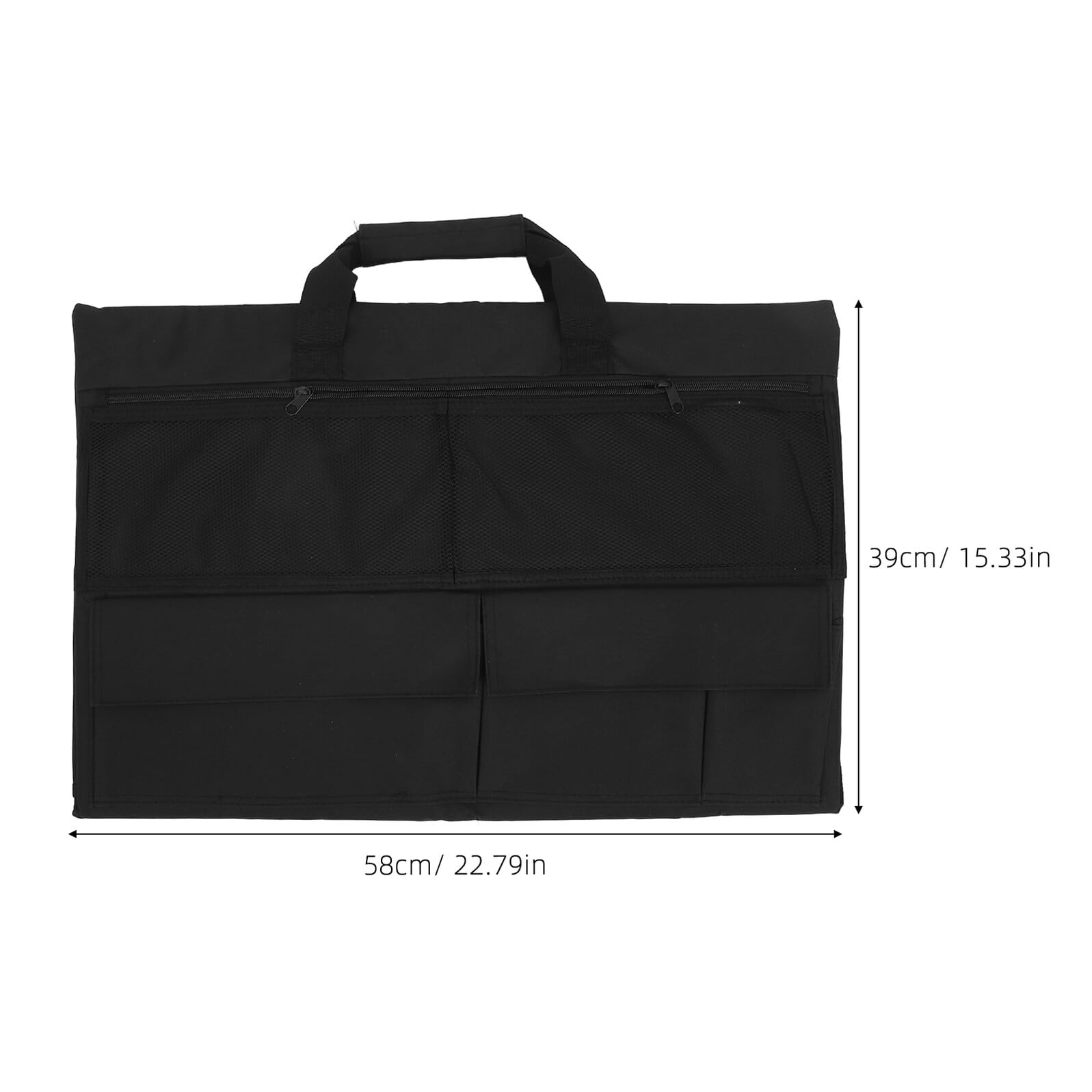 Copertura Antipolvere per Monitor 24 Pollici in Nylon con Tasca Portaoggetti, Protezione Antistatica e Antigraffio per Schermo Desktop, Custodia Protettiva Leggera per Ufficio