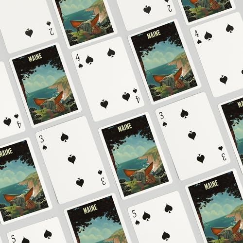 Lantern Press Baraja Poker 52 Cartas Talla Estándar miniatura 4