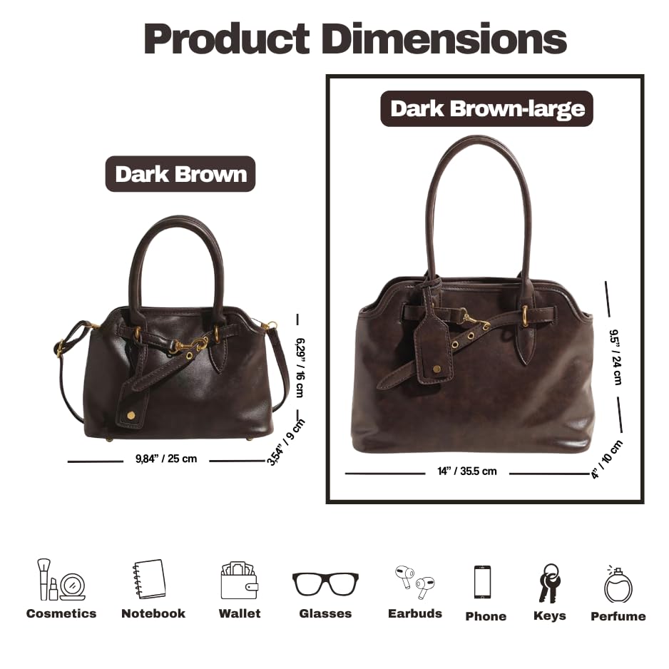 Bolso bandolera vegano estilo vintage para mujer miniatura 2