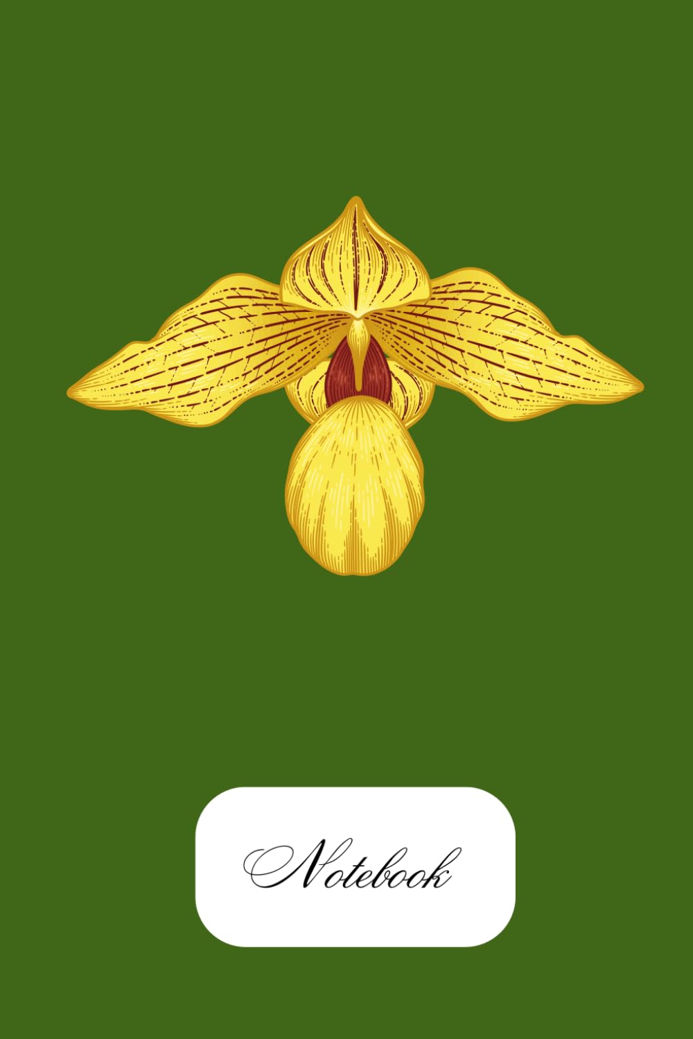 Notes: Journal, Diary, Mindfulness, Notepad, Notes, Simple Health Care, Mental Care, Orchid, Floral, Plain