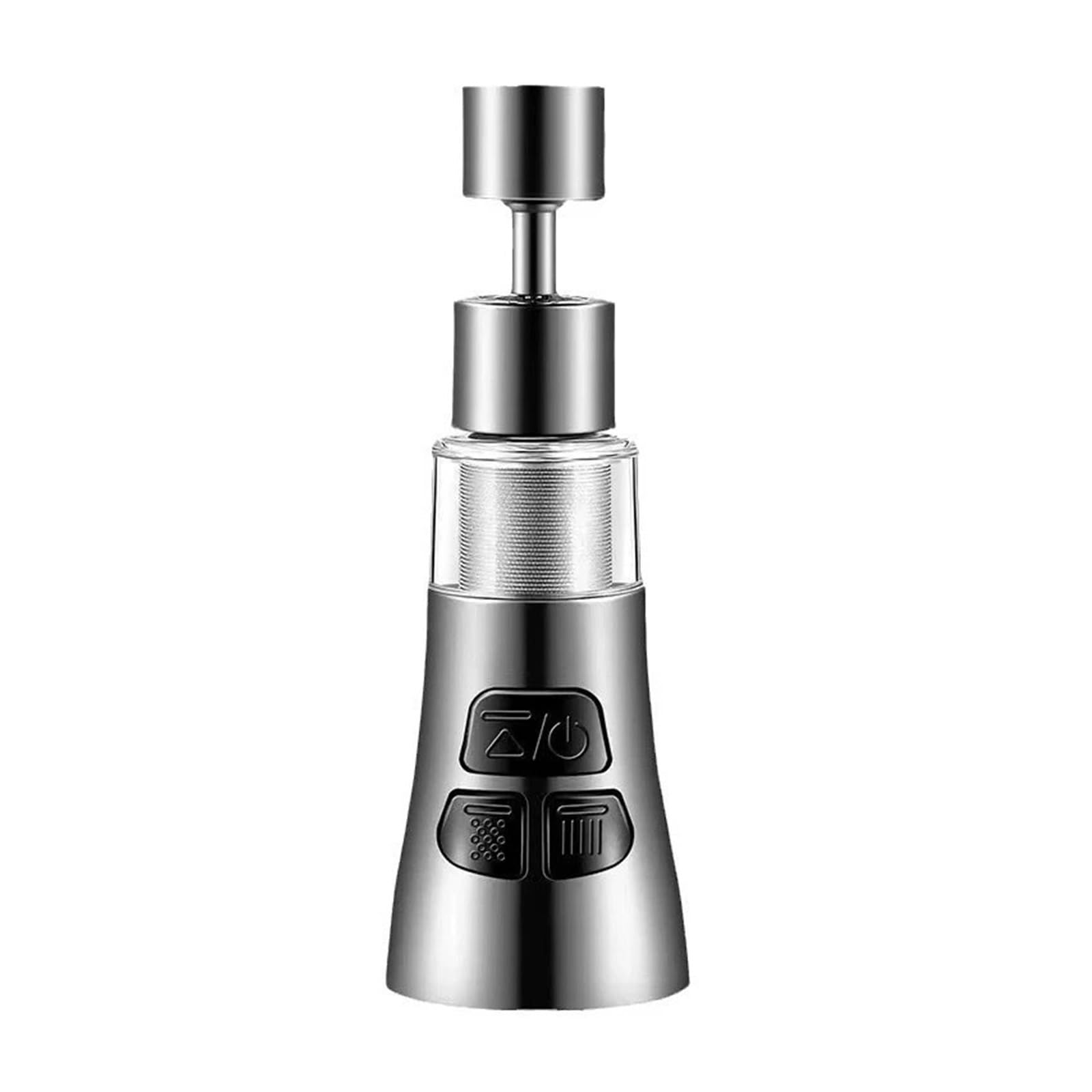 Rtbvghjik A Style Gray Kitchen Faucet Extender With Filter Function Universal 360 Degrees Rotate Aerator Splash For Kitchen Faucet(A Style Gray)