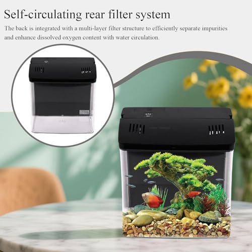 Aquarium compact Betta en verre avec filtration écoénergétique - 4