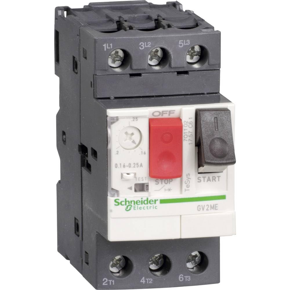 TeSys Deca Motor Switch 3P 0.18kW 0.4-0.63A GV2ME04