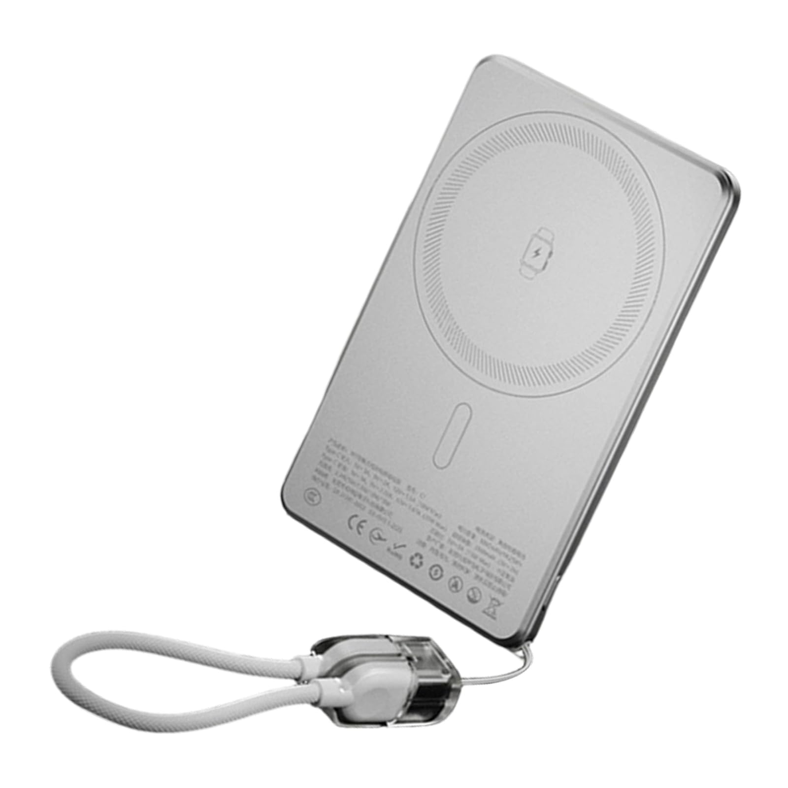 Respaldo de energía inalámbrico magnético con Pantalla a Color Clara 5000 mAh 10000 mAh Carga portátil para tabletas de teléfono Paquete de batería inalámbrica de Carga rápida