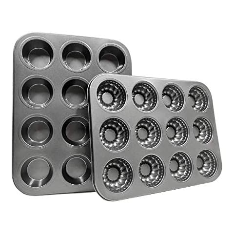 Antihaftbeschichtete Muffin-/Cupcake-Backform zum Backen von Jumbo-Donut-Kuchenformen, Backblech-Set, spülmaschinengeeignet Cover
