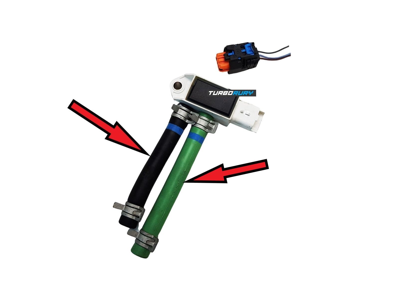 Tubes de Capteur de Pression Remplacement - Compatible avec RENAULT CAPTUR I Compatible avec DACIA DUSTER Compatible avec MERCEDES CITAN Compatible avec NISSAN NV250 - Numéro OE 208744694R