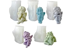Premium 3D Angel Silicone Mold Set (5-Piece)