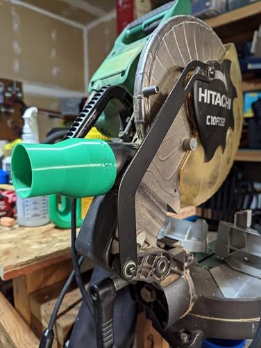 Galactic Gadgets HTC-SAW-250-GRE Vacuum Adapter For Metabo Hpt And Hitachi Miter And Chop Saws thumb #5