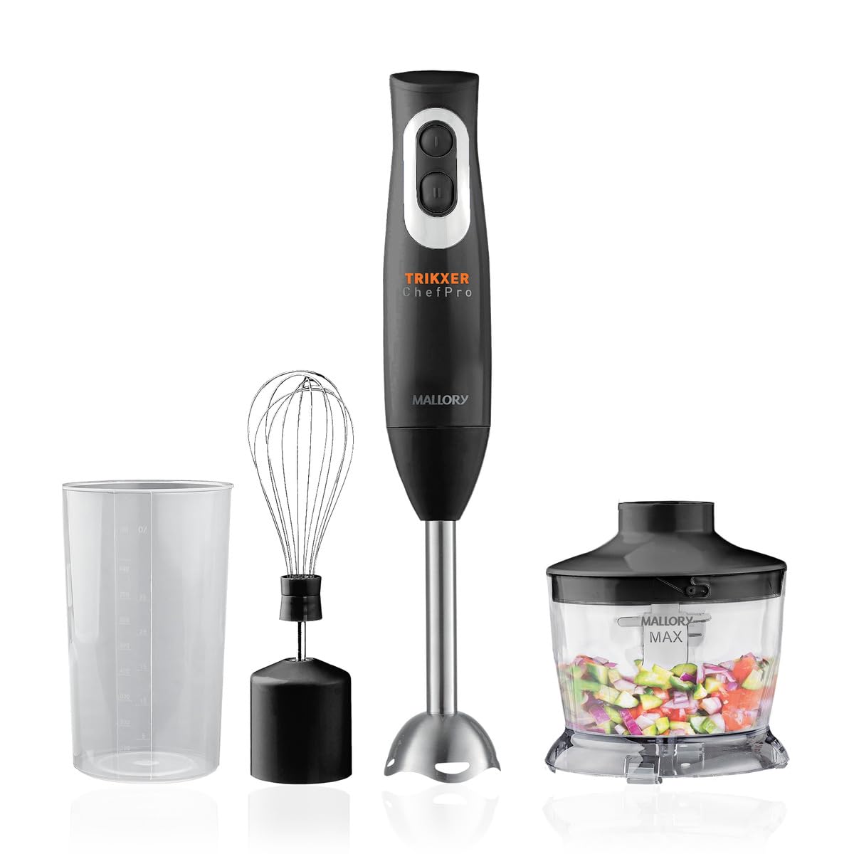 Mixer Mallory Trikxer ChefPro 3 em 1-500w Black Inox 127V : Amazon