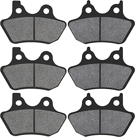 Front & Rear Brake Pads for Harley Electra Glide Ultra Classic/FLHTCU-I Road King Classic/FLHRCI Road Glide/FLTR Rider Heritage 2000-2007/Dyna FXDLI Low Classic/Fat Boy/Night Train Softail