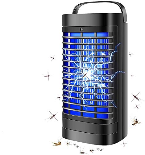 Preisvergleich Produktbild laprado Insektenvernichter Elektrisch, Mückenlampe Campinglampe mit UV Licht USB Anschluss Bug Zapper 500 sq.ft Abdeckung Physikalische Methode Mückeninsekten Loswerden Mückenkiller Campinglaterne