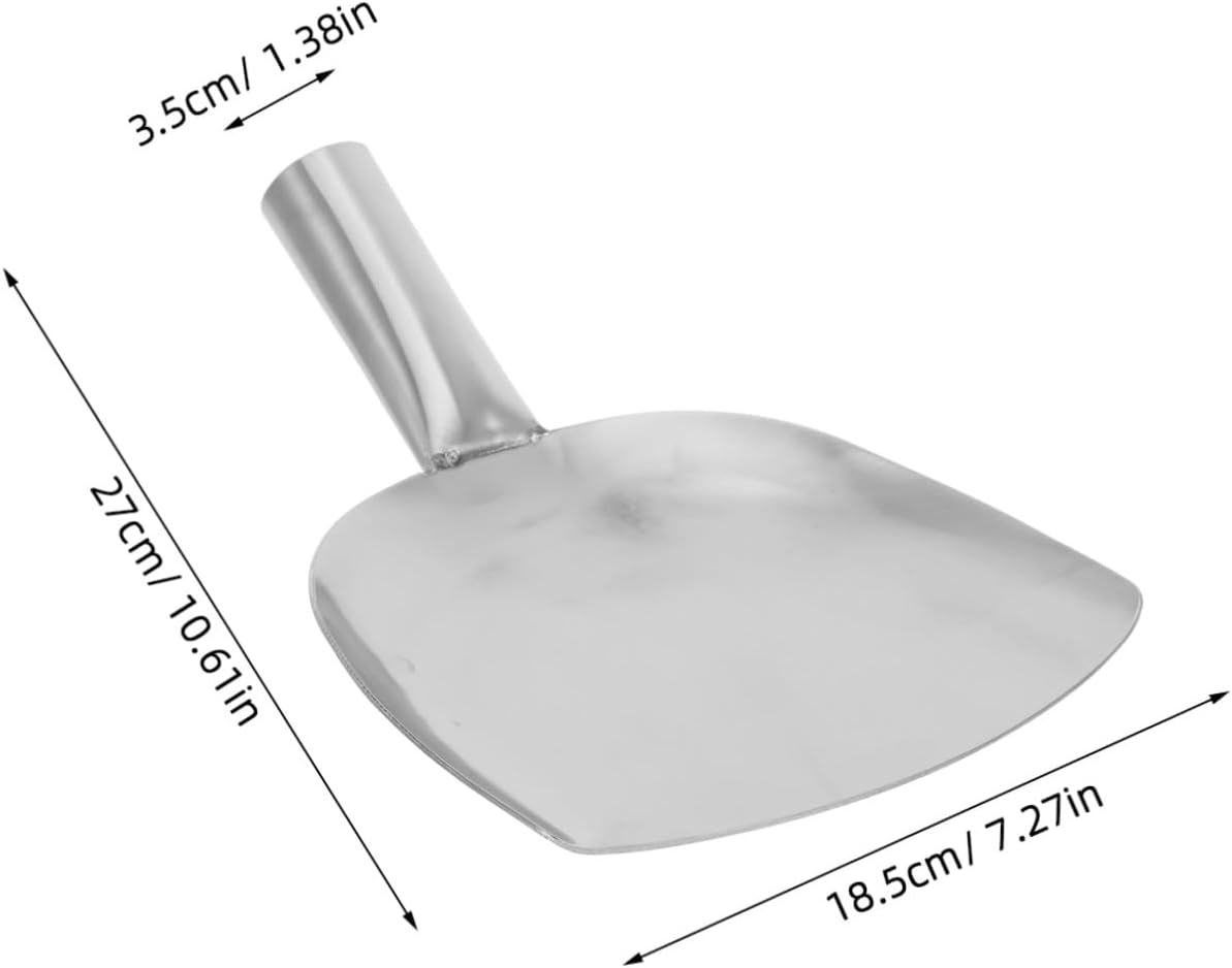 Stainless Steel Garden Spade and Small Digging Shovel for Gardening, Curved Blade Hand Trowel Suitable for Soil Digging and Planting in Home Garden
