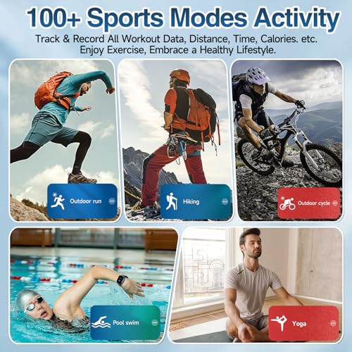 Gzc Smart Watches For Men/Women,1.99 Inch Bluetooth Call Smartwatches,Ai Voice Control 100+ Sports Fitness Tracker,100+Diy Dails 3Atm Waterproof Watch,Heart Rate/Sleep/Spo2 Monitor Compatible For Ios/Android thumb #5