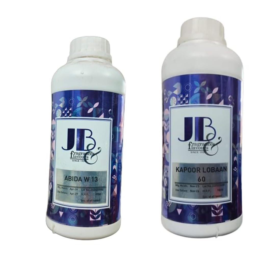 JB Fragrances & Flavours Abida W 13 & Kapoor Lobaan Combo Set | Traditional Fragrance Pack