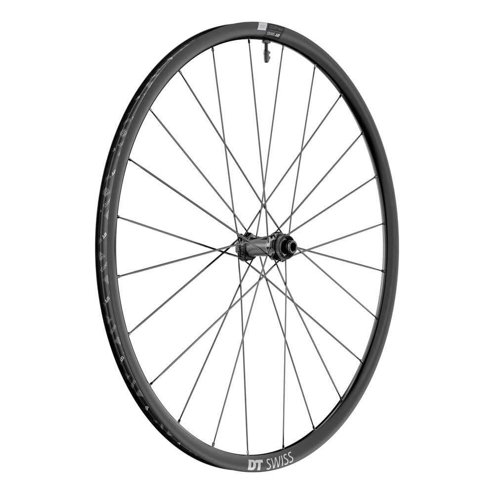 DT Swiss PR 1600 Spline 23 Front Wheel - 700, 12 x 100mm, Center-Lock, Black