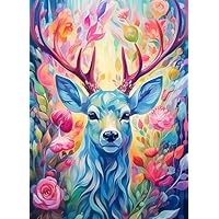 ジグソーパズル 1000ピース 鹿 パズル 絵画 自然 動物 70×50cm Amazon | ジグソーパズル 1000ピース 鹿 絵画 自然 動物