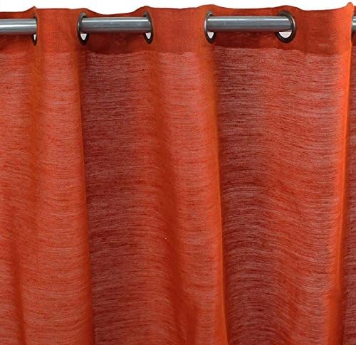 MonbeauRideau Orange Jute/Cotton Curtain Tribe (150x250ย cm)