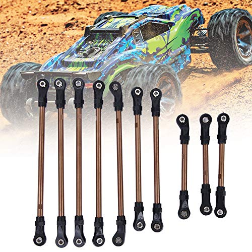 Drfeify 10Pcs Link Rod, Stainless Steel Link Rod Rc Link Rod Compatible With 324Mm Trx4 Wheelbase #TOP3