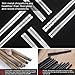 8 Pairs Metal Chopsticks Reusable 18/8 Stainless Steel Chopsticks Set Cute Laser Engraved Non-slip Japanese Korean Chinese Chopstick for Cooking Eating Dishwasher Safe 9.25