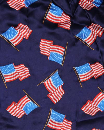 INTIMO Men's American Flag Silk Boxer Short Underwear2