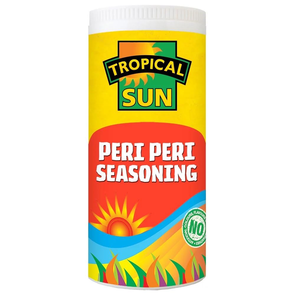 Tropical Sun Peri Peri Seasoning – Spicy Chilli & Lemon Dry Rub for Chicken, Potatoes & Veg – 100g