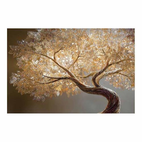 Tableau Mural Peinture Murale Moderne Arbre de Vie blanc 80x120