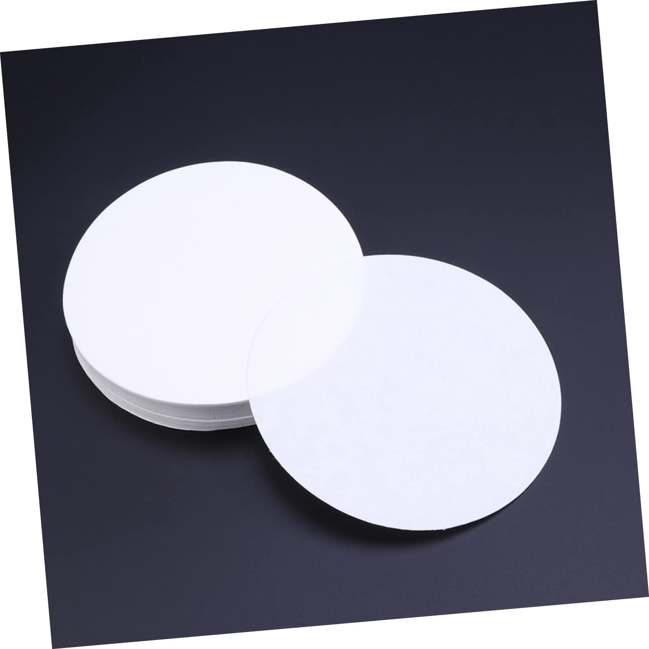 Papel de Filtro Cualitativo de Caudal Medio 15cm 3 Cajas Blanco | Análisis en Laboratorio Escolar, Retención de Partículas, Formato 15x15x0, 01 Cm