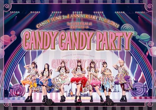 【Amazon.co.jp限定】1st LIVE FILM at 幕張イベントホール CANDY TUNE 2nd ANNIVERSARY TOUR 2025「CANDY CANDY PARTY」 (Blu-ray) - CANDY TUNE (スリーブケース付)