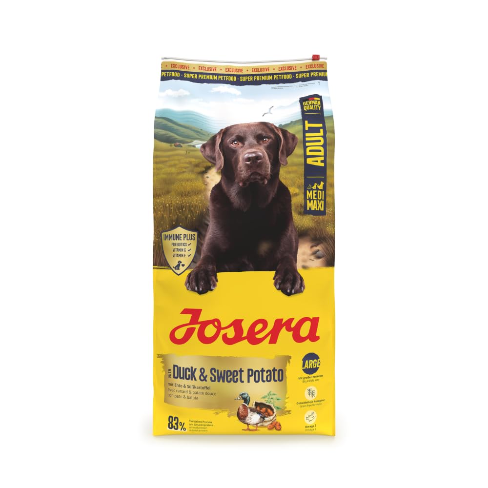 Josera Adult Duck & Sweet Potato 12,5 kg Trockenfutter für Hunde