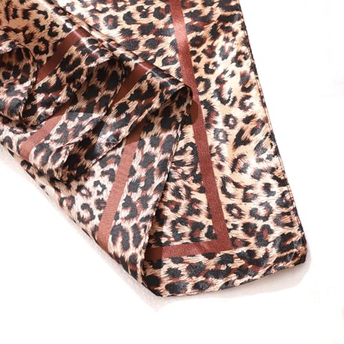 35" Large Satin Head Scarf for Women Silk Hair Scarf Solid Color Hair Bandana for Night Hair Wrap Sleeping4