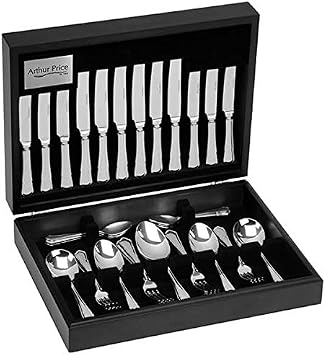 Arthur Price Classic Dubarry 124 Piece Canteen Set Free Extra 12 Tea Spoons